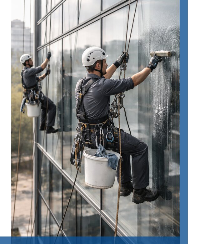 Мойка сплошного остекления в Фрязине, заказать от 312 р.| ВЫСОТНИК-Фрз