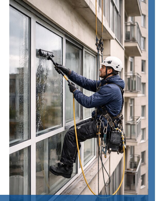 Мойка балконного остекления в Фрязине от 3635 р. | ВЫСОТНИК-Фрз