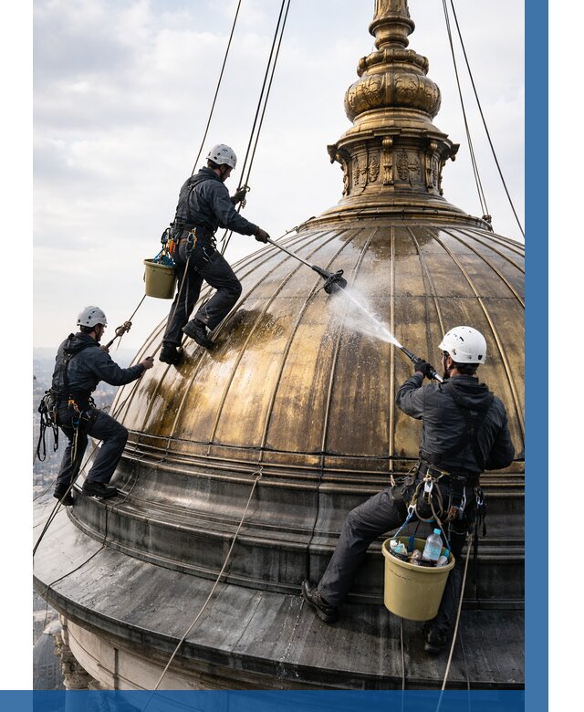Мойка куполов и шпилей в Фрязине от 8308 р. - заказать | ВЫСОТНИК-Фрз