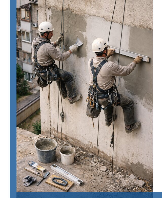 Комплексный ремонт штукатурного фасада с гарантией в Фрязине