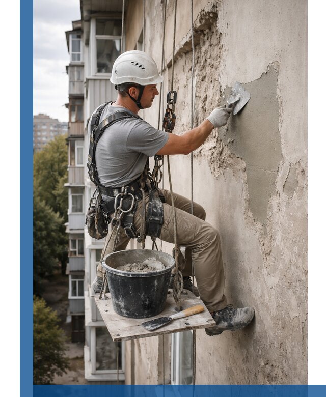 Восстановление фасадной штукатурки в Фрязине с гарантией качества