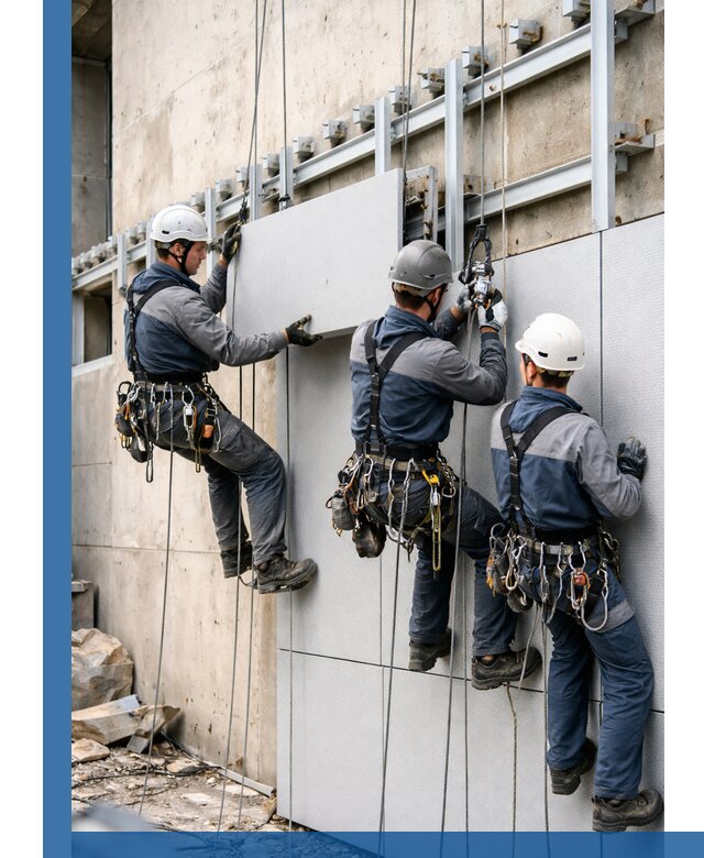 Монтаж вентилируемого фасада в Фрязине под ключ с гарантией качества