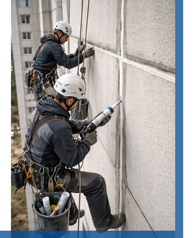 Герметизация межпанельных швов в Фрязине от 727 р. | ВЫСОТНИК-Фрз