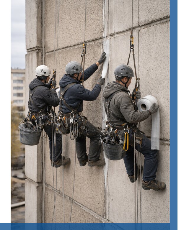 Ремонт межпанельных швов в Фрязине от 779 р. | ВЫСОТНИК-Фрз