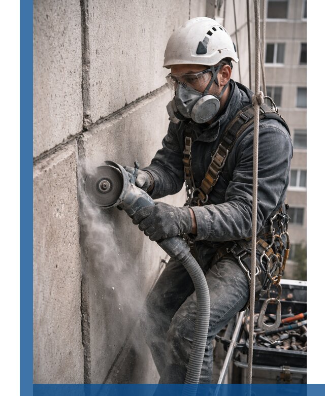 Штробление межпанельных швов в Фрязине качественно и быстро