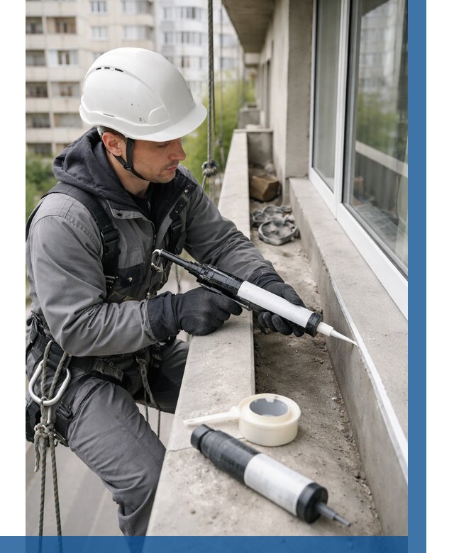 Герметизация швов лоджии в Фрязине от 4673 р. | ВЫСОТНИК-Фрз