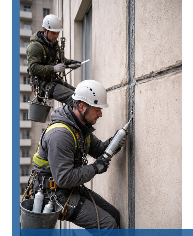 Герметизация деформационных швов фасада в Фрязине качественно