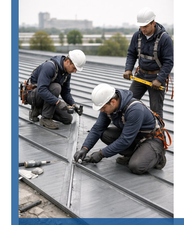 Ремонт фальцевой кровли в Фрязине срочно и качественно