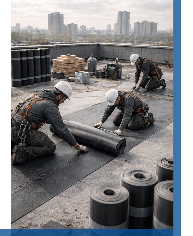 Монтаж мягкой кровли под ключ в Фрязине от 467 р. | ВЫСОТНИК-Фрз