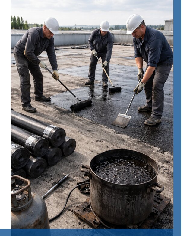 Гидроизоляция кровли мастикой в Фрязине от 623 р. | ВЫСОТНИК-Фрз