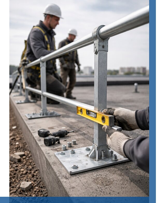 Монтаж кровельного ограждения в Фрязине от 1246 р. | ВЫСОТНИК-Фрз