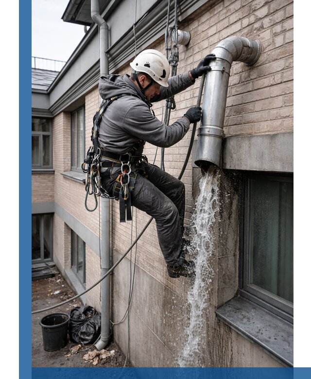 Профессиональная прочистка водосточных труб в Фрязине с гарантией