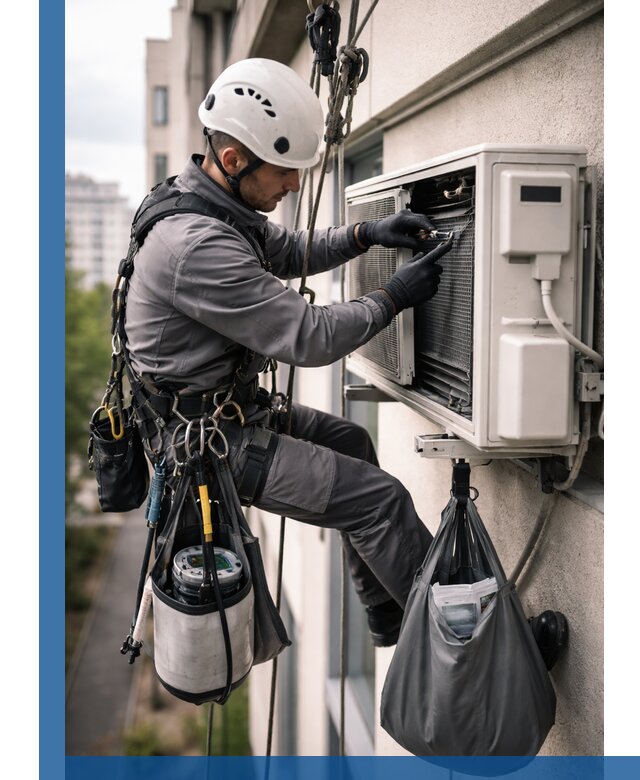 Обслуживание внешнего блока кондиционера в Фрязине профессионально