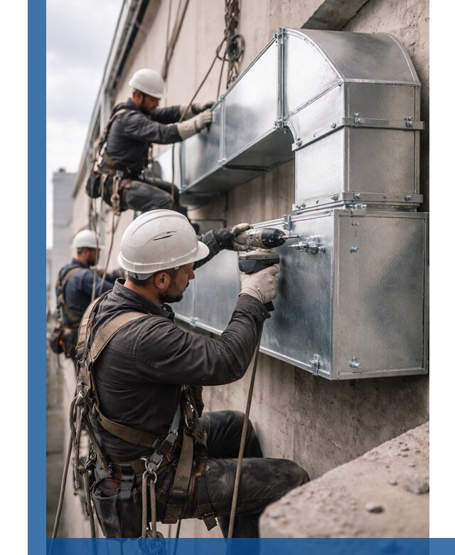 Профессиональный монтаж вентиляционных коробов в Фрязине под ключ