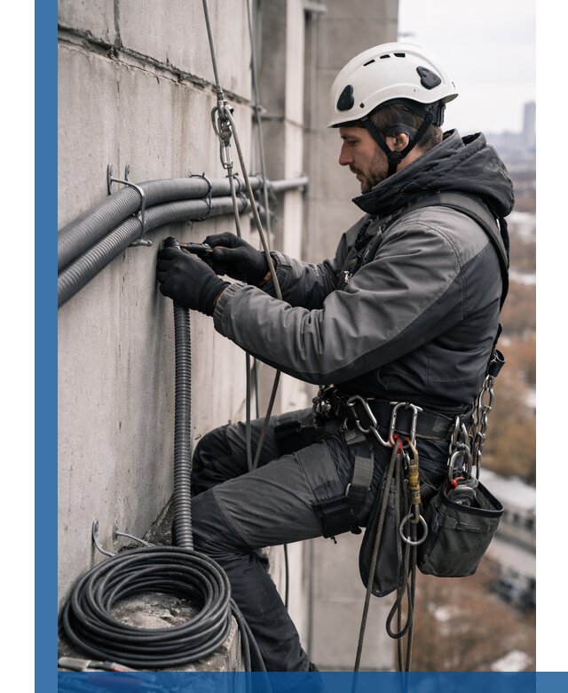 Профессиональный монтаж гофры для кабеля в Фрязине с гарантией