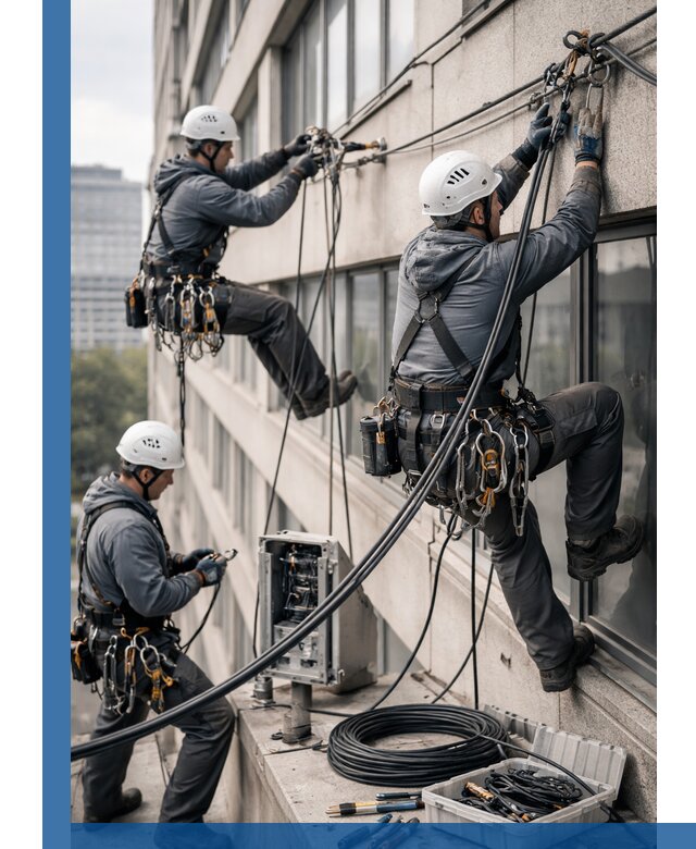 Прокладка оптоволоконного кабеля в Фрязине под ключ с тестированием