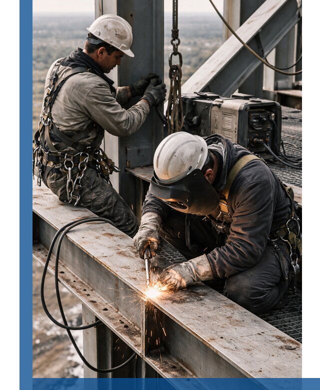 Высотные сварочные работы в Фрязине для промышленных объектов