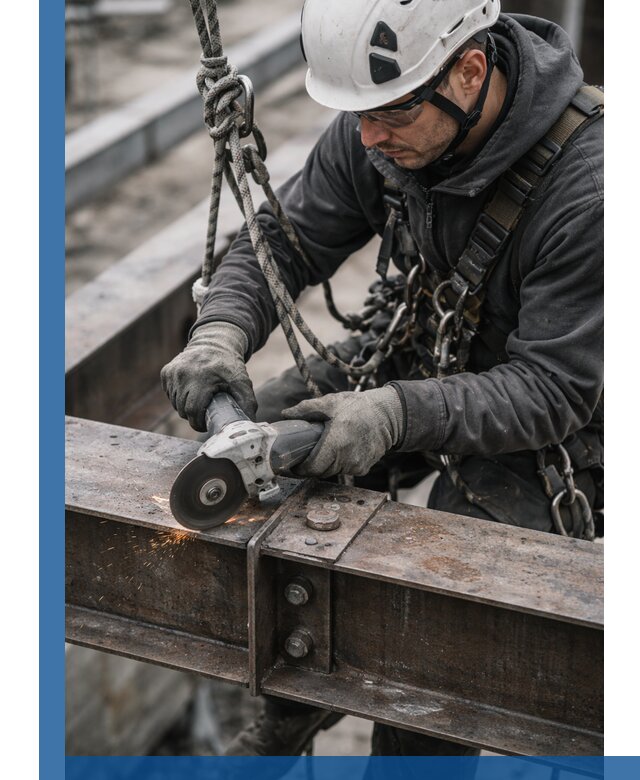 Резка металла на высоте в Фрязине для зданий и конструкций