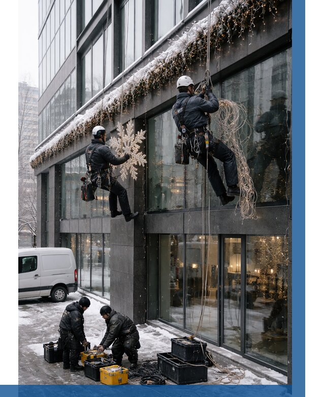 Демонтаж новогоднего оформления в Фрязине от 5712 р. | ВЫСОТНИК-Фрз