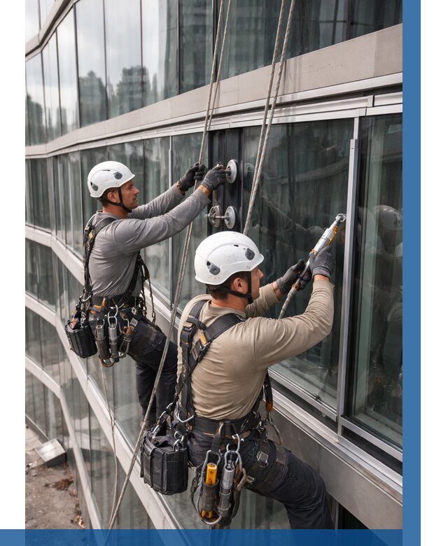 Радиусное остекление фасада в Фрязине от 12462 р. | ВЫСОТНИК-Фрз