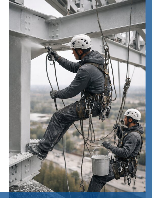 Покраска металлоконструкций на высоте в Фрязине 363 р |ВЫСОТНИК-Фрз