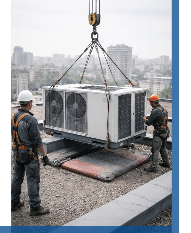 Подъем груза на крышу в Фрязине от 5193 р. | ВЫСОТНИК-Фрз заказать