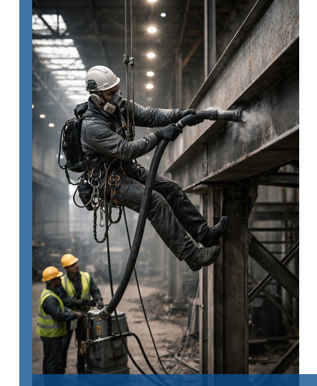 Обеспыливание конструкций в цехах промышленного производства в Фрязине