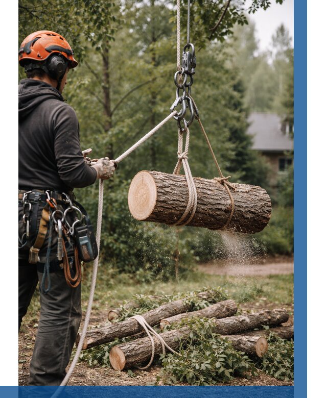 Валка деревьев частями в Фрязине от 7789 р. | ВЫСОТНИК-Фрз