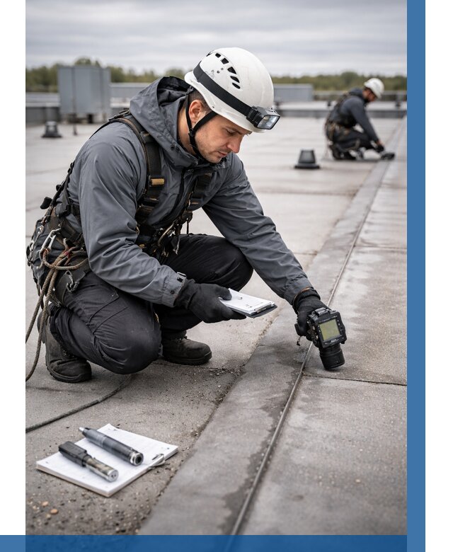 Обследование кровли на протечки в Фрязине от 4673 р. | ВЫСОТНИК-Фрз