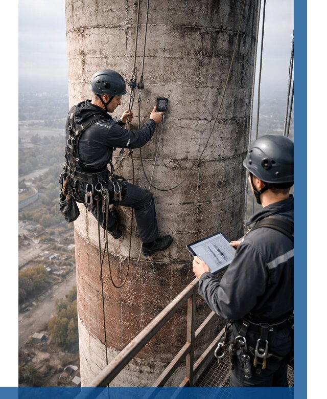 Обследование дымовой трубы в Фрязине от 8308 р. | ВЫСОТНИК-Фрз