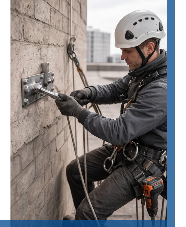 Установка анкерных точек в Фрязине от 3635 р. | ВЫСОТНИК-Фрз