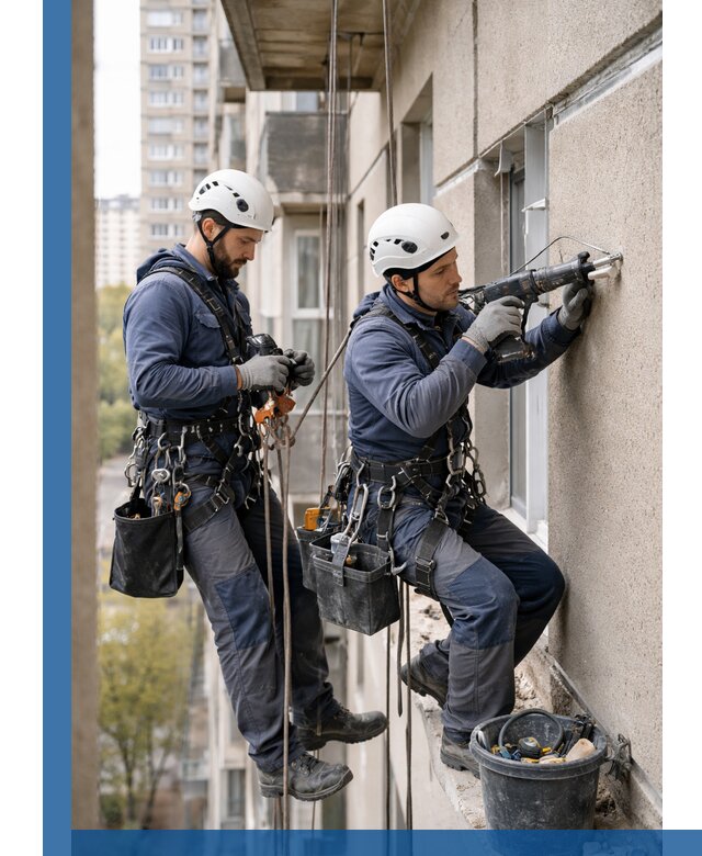 Промышленные альпинисты высотные работы и монтаж в Фрязине